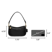 Load image into Gallery viewer, Coach The Originals Glovetanned Leather Swinger 20, Black_3114