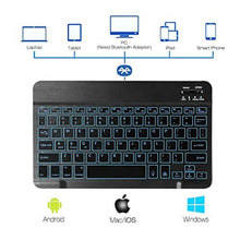 Load image into Gallery viewer, Coastacloud 7 Colors Backlit Bluetooth Keyboard for iPhone/Ipad Air/iPad mini/Ipad Pro, Wireless Keyboard for Samsung Galaxy Smartphone/Tab/Tablet, Easy Connected with iOS/Android/Windows_407