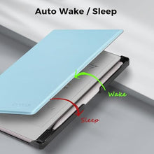 Load image into Gallery viewer, CoBak Case with Hand Strap for Remarkable Paper Pro Move 7.3" 2025 Released - Smart Auto Sleep/Wake Folio Lightweight Protective Cover with Built-in Pen Holder and Nibs Holder (SkyBlue)_627
