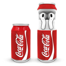 Load image into Gallery viewer, Coca-Cola Can Shaped Wireless Earbuds Bluetooth 5.0 Headphones with Built-in Mic, Voice Assistant Compatibility, 9H Playtime, HD Stereo Sound, Noise Cancelling Compatible with Apple & Android, CocaCola_1
