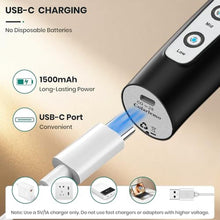 Load image into Gallery viewer, Colarlemo Milk Frother Handheld Rechargeable, Frother Wand Drink Mixer Electric Whisk for Coffee, Detachable With 3 Stainless Whisks, Hand Mixer for Lattes, Cappuccino, Matcha, Egg, No Stand,Black_5190