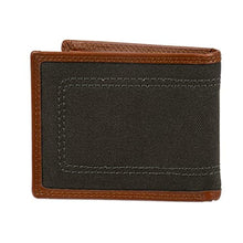 Load image into Gallery viewer, Columbia Men's Extra Capacity Slimfold Wallet, Olive/Tan, One Size, OliveTanFabric_773