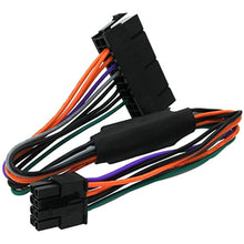 Load image into Gallery viewer, COMeap 24 Pin to 8 Pin ATX PSU Power Adapter Cable Compatible with DELL Optiplex 3020 7020 9020 Precision T1700 12-inch(30cm), Black_1