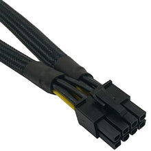 Load image into Gallery viewer, COMeap GPU Power Cable for Dell PowerEdge R720 720XD R730, CPU 8 Pin Male to Dual 8 Pin(6+2) Male PCIe Power Adapter for NVIDIA Tesla GPU J30DG 15-inch(38cm)_4806
