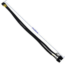 Load image into Gallery viewer, COMeap GPU Power Cable for Dell Precision 5820 7820, 10 Pin to 8 Pin(6+2) 6 Pin PCIe GPU Power Adapter Sleeved 21-inch (53cm), Black_4541