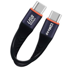 Load image into Gallery viewer, COMeap Short USB C Cable, 40Gbps Short USB 4 Cable, 240W PD Fast Charging, Compatible with Thunderbolt 4/3, Laptop, Tablet, Phone, Steam Deck, ROG Ally - 4 Inch_1