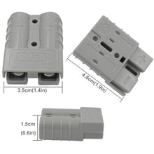 Load image into Gallery viewer, COMeap Solar Panel Connector for Anderson 10AWG, Compatible with MC-4 to 50A/600V Anderson Adapter Plug Charge Extension Cable for Solar Generator Inverter Battery Pack Charger Kit 1.34ft(0.41m), Black_4974
