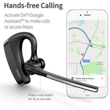 Load image into Gallery viewer, Conambo Bluetooth Headset 5.2 with CVC8.0 Dual Mic Noise Cancelling Bluetooth Earpiece 16Hrs Talktime Wireless Headset for Truck Driver iPhone Android Cell Phones, Black_777