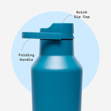 Load image into Gallery viewer, Corkcicle Classic Sport Canteen Insulated Water Bottle - Keeps Beverages Cold 25 Hours - Triple Insulated - Summer Drinkware Gift - Keeps Drinks Ice Cold - Leak-Proof Cap - 32 oz - North Shore, NorthShore_5542