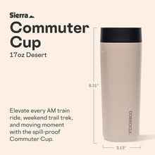 Load image into Gallery viewer, Corkcicle Commuter Cup - Insulated Stainless Steel Travel Mug - Holiday Mug Gift - 17 oz - Desert_5494