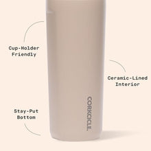 Load image into Gallery viewer, Corkcicle Commuter Cup - Insulated Stainless Steel Travel Mug - Holiday Mug Gift - 17 oz - Desert_5496