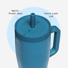 Load image into Gallery viewer, Corkcicle Cruiser - Insulated Tumbler with Handle - Keeps Drinks Cold 20 Hours - Spill-Proof Dual Lid - Triple-Insulated - Summer Drinkware Gift - Keeps Drinks Ice Cold - 22 oz - North Shore, NorthShore_5941