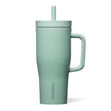 Load image into Gallery viewer, Corkcicle Cruiser - Insulated Tumbler with Handle - Keeps Drinks Cold 20 Hours - Spill-Proof Dual Lid - Triple-Insulated - Summer Drinkware Gift - Keeps Drinks Ice Cold - 22 oz - Thyme_1