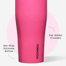 Load image into Gallery viewer, Corkcicle Go Cup XL - Leak-Proof Travel Tumbler - Triple Insulated Stainless Steel Water Bottle - Easy-Carry Handle - Summer Drinkware Gift - Keeps Drinks Ice Cold - 30 oz - Dragonfruit_5507