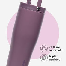 Load image into Gallery viewer, Corkcicle Go Cup XL - Leak-Proof Travel Tumbler - Triple Insulated Stainless Steel Water Bottle - Easy-Carry Handle - Summer Drinkware Gift - Keeps Drinks Ice Cold - 30 oz - Mauve_5490