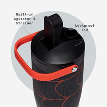 Load image into Gallery viewer, Corkcicle Protein Shaker - Built-In Agitator & Fruit Strainer Lid - 30oz - Miles Morales, MilesMorales_5488