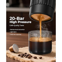 Load image into Gallery viewer, COTGCO Portable Espresso Maker20Bar SelfHeating & Auto-off | 13500mAh Battery Brews8Shots | 12V Mini Coffee Machine Compatible with NespressoOriginal Pods | Car/Travel/Camping, Blue_942