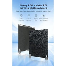 Load image into Gallery viewer, Creality Upgraded Double-sided Printing Platform 235*235mm (Glossy PEO + Coated PEI), Magnetic Flexible Steel Plate, 3D Printer Platform for K1/Ender-3 S1/5 S1/3 S1Pro/3/3 Pro/3S/3V2/Ender-5/5S/5Pro, DoublesidedPlatformglossyPeoCoatedPei_686