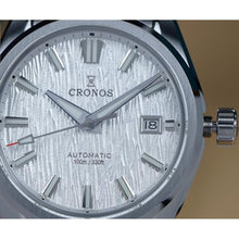 Load image into Gallery viewer, Cronos L6037 39mm Automatic Dress Watch for Men, SilverPrimeBirchDial_1998