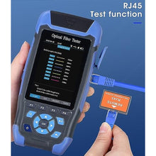 Load image into Gallery viewer, D YEDEMC Mini-Pro 1310/1550nm SM OTDR Mulit-Function Tester Built in OPM/OLS / RJ45 Test/VFL Test Rang 5m-60Km Dynamic Range 24dB/22dB Connector UPC (YD-3000-UPC), Blue_2732