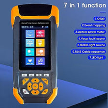 Load image into Gallery viewer, D YEDEMC Mini-Pro 1310/1550nm SM OTDR Mulit-Function Tester Built in OPM/OLS / RJ45 Test/VFL Test Rang 5m-60Km Dynamic Range 24dB/22dB Connector UPC (YD-2800-UPC), Blue_780