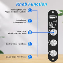 Load image into Gallery viewer, Daakro 2PCS ZK-1001U Mono Bluetooth Amplifier Board w/TWS, 100W Peak Power Home Audio Amplifier Board,Wide Voltage Input 9-24V,Supports USB/AUX/Bluetooth Input for DIY Wireless Speaker, PCSZKU_817