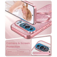 Load image into Gallery viewer, DagoRoo Magnetic Luxury Plated Gold Case for Google Pixel 10 Pro XL-Pink, ElectroplatingClearTPUPink_1920