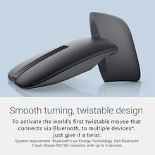 Load image into Gallery viewer, Dell Bluetooth Travel Mouse MS700, 4000 DPI, 2 Buttons, Black_361