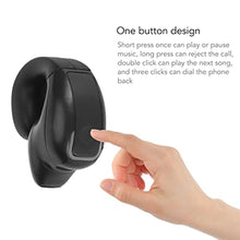 Load image into Gallery viewer, Denash Open Ear Bluetooth Earbuds Wireless Single Earpiece Ear Clip, Bluetooth 5.3 Air Conduction Headphones IPX4 Waterproof for Running, Cycling Work Leakproof Sound, Ergonomic Comfort, Black_2216