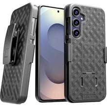 Load image into Gallery viewer, Designed for Samsung Galaxy S25 Case with Belt Clip Holster, Black_1