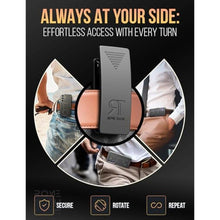 Load image into Gallery viewer, Designed for Samsung Galaxy S25+ Case with Belt Clip Holster, Black_9317