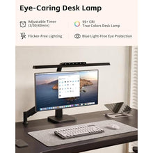 Load image into Gallery viewer, Desk Lamp with Stable Base, 1600LM Computer Desk Light with Timer Function, Black_516