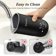 Load image into Gallery viewer, DEVINC Milk Frother, 4-in-1 Milk Frother and Steamer, Hot and Cold Foam Maker and Milk Warmer with Auto Shut-Off, Electric Frother for Coffee, Latte, Cappuccino, Matcha, Black_5724