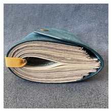 Load image into Gallery viewer, DGDXLMPNR The Cash Wrap Wallet, Fast Cash Access Money Holder For Cash, Leather Money Wallet Organizer, Handy Purse Bands With Magnetic Clasp(Blue)_723