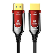 Load image into Gallery viewer, DGHUMEN 65Ft Plenum Rated HDMI Cable(CMP), 8K 48Gbps Fiber Optic Ultra High Speed Long HDMI 2.1 Cord, in Wall Plenum-Rated Cable for Pipes, HDMI to HDMI, Male to Male - (65Ft-CMP)_1