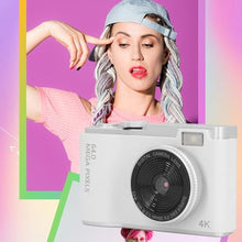 Load image into Gallery viewer, Digital Camera, 48MP Vlogging Camera with 16X Digital Zoom, Anti-Shake, Beauty Filter, 2.4 Inch LCD Screen, Compact Selfie Camera for Kids Teens, for Vlog Photos (White)_664