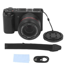 Load image into Gallery viewer, Digital Camera for Photography, 5K 72MP 30FPS HDR DSLR Camera with 3.2in 180 Flip Screen 12X Optical Zoom, CMOS Sensor, Autofocus Vlogging Camera for Video Selfie_1