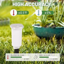 Load image into Gallery viewer, Digital Soil Moisture Meter WiFi for Plants 2-in 1 Soil Moisture/Temperature Meter with App Remote Monitor for Outdoor/Indoor Plants Wireless Smart Soil Moisture Sensor Plant Water Meter Accessories, White_99