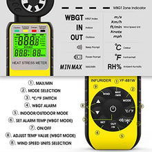 Load image into Gallery viewer, Digital Wind Speed Meter Anemometer,Handheld Heat Stress WBGT Meter Tracker Measures Wind Velocity/Wind Temperature/Humidity,Wind Gauge Wet-Bulb Globe Temperature Monitor for Industrial and Outdoor_243
