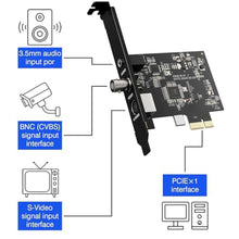 Load image into Gallery viewer, DigitPro PCIE Video Capture Card, HDMI Capture Card for Streaming, Gaming & Recording, HDMI Video Capture Board, Pass-Through with Ultra-Low Latency on Windows 8, 10, 11 & Linux, black_893