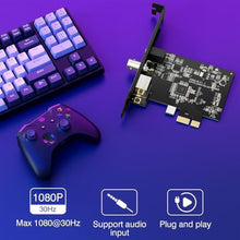 Load image into Gallery viewer, DigitPro PCIE Video Capture Card, HDMI Capture Card for Streaming, Gaming & Recording, HDMI Video Capture Board, Pass-Through with Ultra-Low Latency on Windows 8, 10, 11 & Linux, black_894
