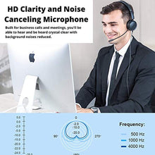 Load image into Gallery viewer, Discover D312U Dual Speaker Headset with USB and 3.5mm Connection- Compatible with Computer Apps Like Microsoft Teams, Zoom, RingCentral, Cisco, Avaya and Cell Phones with a 3.5mm Port, Black_7936