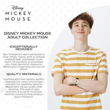 Load image into Gallery viewer, DISNEY Men's 'Mickey Mouse' Quartz Metal Casual Analog Watch, Color:Black (Model: Wds000404)_1042