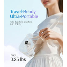 Load image into Gallery viewer, Diveblues High-Speed Portable Handheld Turbo Fan, USB Rechargeable Battery Powered, Small Portable Pocket Fan for Travel, Outdoor, Home, Office, Concerts, Lash, Gift for Women(White)_79
