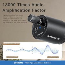 Load image into Gallery viewer, Diymore Water Leak Detector Tool, Professional Water Leak Detectors for Home Underground Water Pipe Leakage Detection Test Kit with Headphone for Home, Indoor and Outdoor, LeakDetectorTool_600