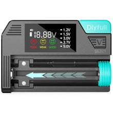 Load image into Gallery viewer, Dlypow Magnetic Battery Tester for AAA AA C D 9V, Button Cell & Rechargeables, black_1