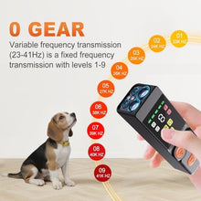 Load image into Gallery viewer, Dog bark deterrent device, bark stop device with a range of up to 50 feet, dog training ultrasonic device, portable anti barking tool, rechargeable anti barking device for indoor and outdoor (Black)_886
