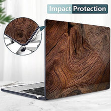 Load image into Gallery viewer, DONGKE for MacBook Air 13 Inch Case M5 2026 M4 2025 M3 M2 2024-2022 A3449 A3240 A3113 A2681, Plastic Hard Shell & Keyboard Cover & Screen Film for MacBook Air 13.6 Inch Case - Wood Grain, WoodGrains_699
