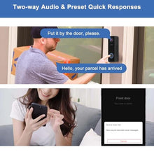 Load image into Gallery viewer, Doorbell Camera Wireless,Head-to-Toe Video - No Subscription Required,2K HD Live View,Two-Way Talk,Smart Video Doorbell with Chime,Motion Alerts,Compatible with Alexa &Google(2.4G WiFi), Black_184