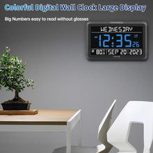 Load image into Gallery viewer, DreamSky Digital Clock with Date and Day of Week with Battery Backup_1832
